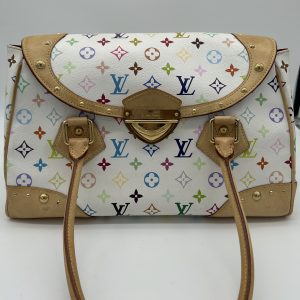 Louis Vuitton Beverly in White Takashi Murakami -