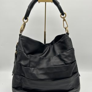 Christian Dior Libertine Hobo Tote Black Serial 18-MA-xx60