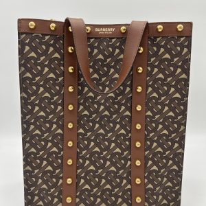 Burberry Monogram Tote Brown