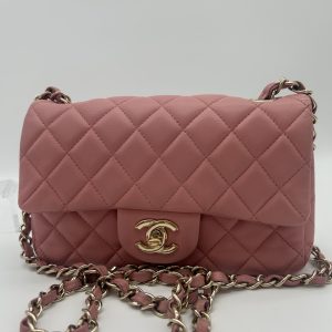 Chanel 23xxxx10 Mini Flap in Soft Pink -