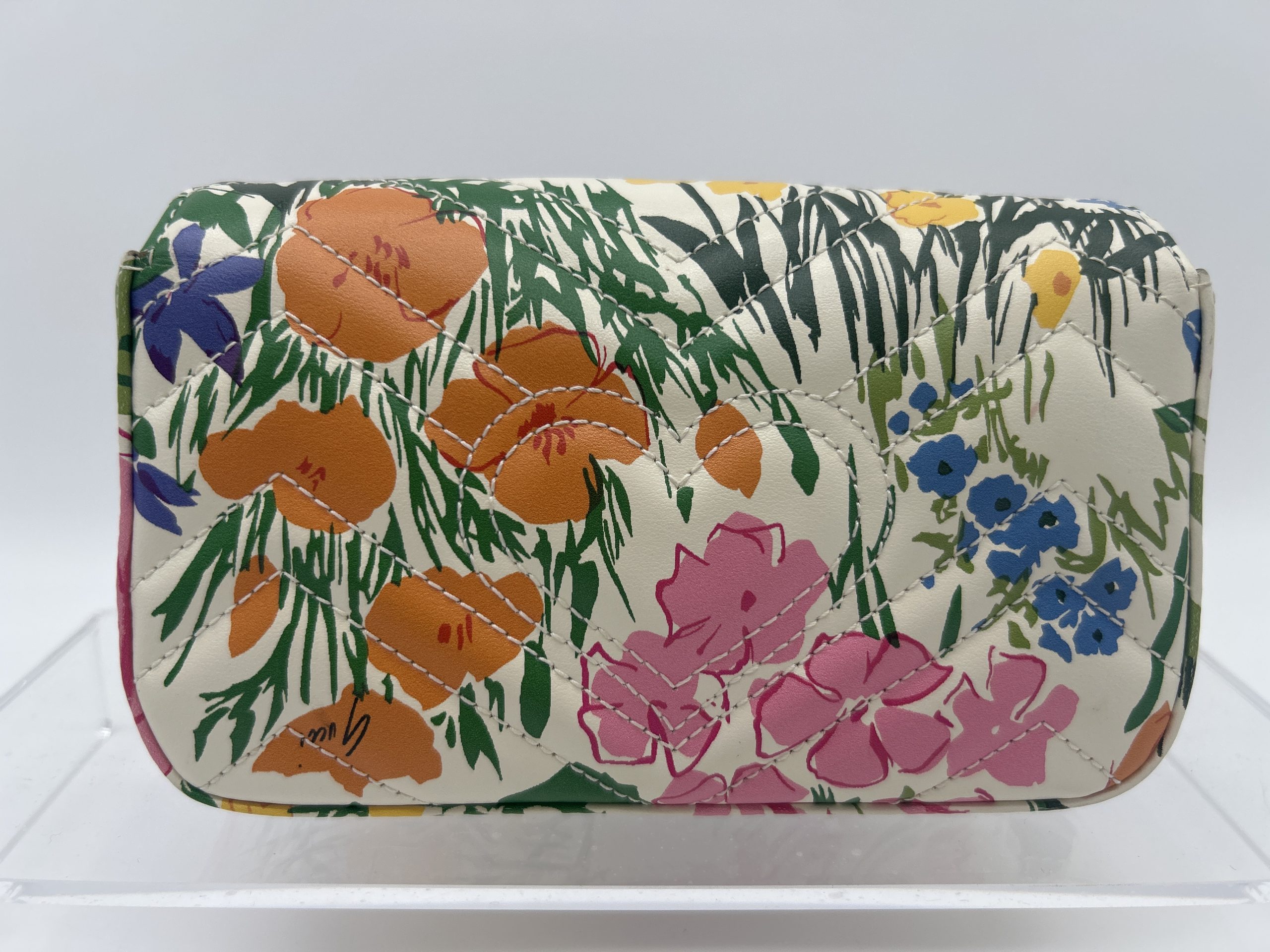 152-3925 Gucci x Ken Scott GG Marmont Super Mini Floral Special Edition Crossbody - Image 3