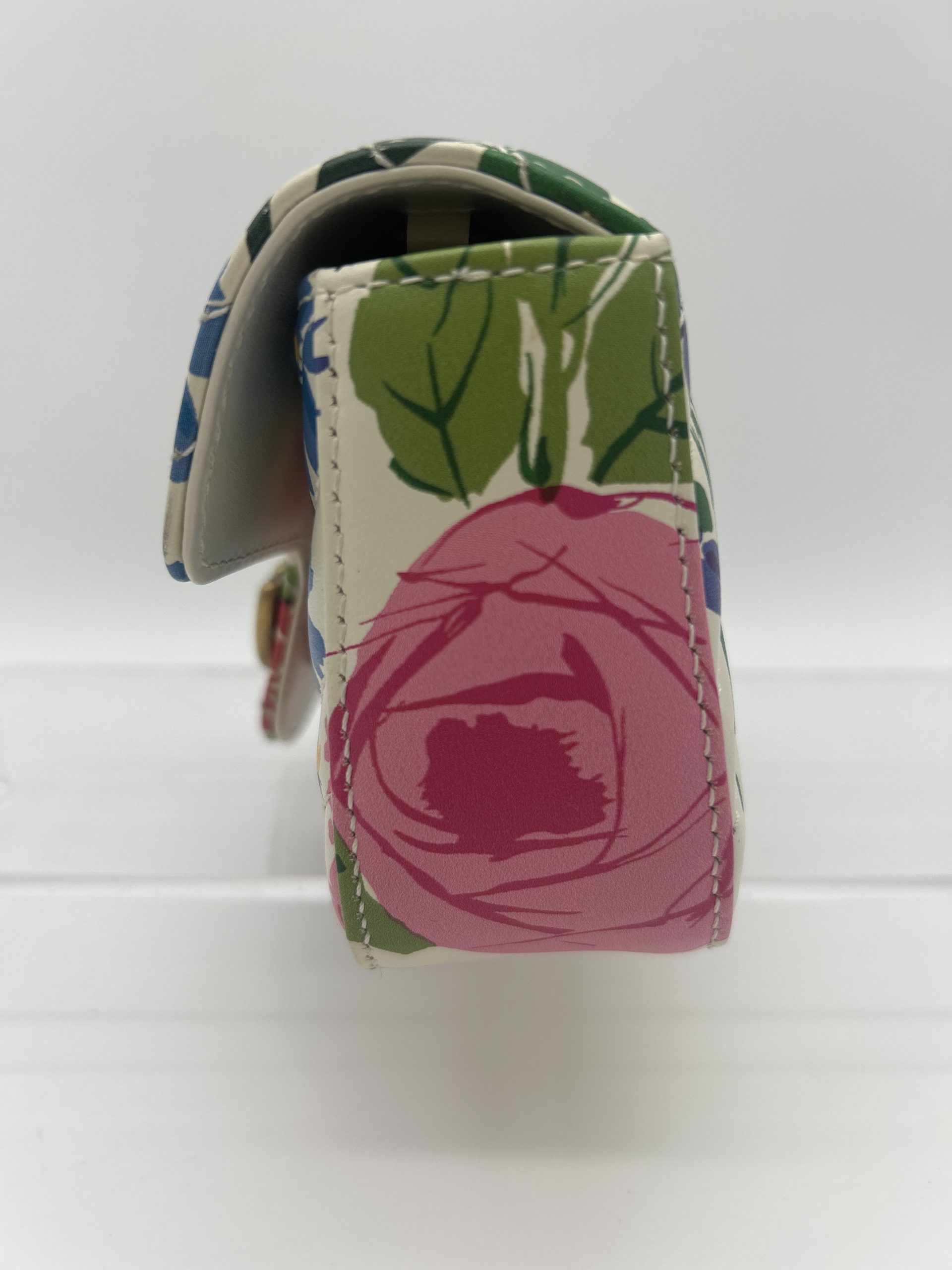 152-3925 Gucci x Ken Scott GG Marmont Super Mini Floral Special Edition Crossbody - Image 4